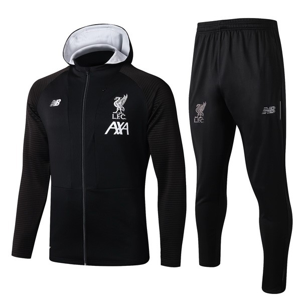 Chandal Del Liverpool Negro Blanco 2019-2020